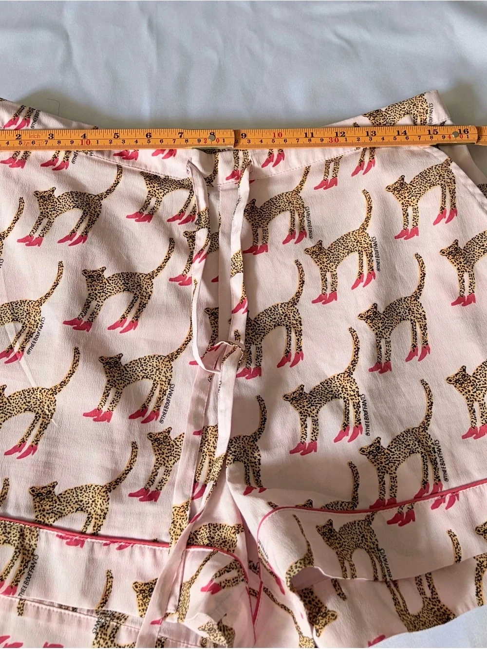 Printed Short Pajama Set in Light Pink